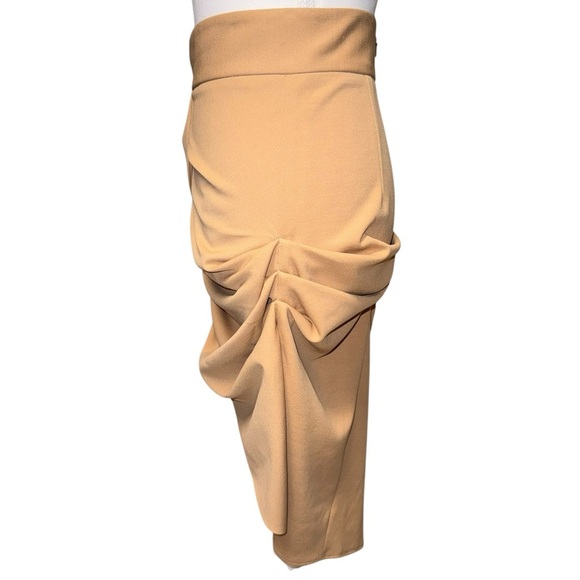 Katie May Mamma Mia Ruched Crepe Skirt - Picture 3 of 9